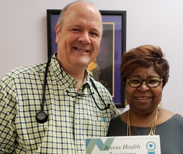 Dr. Guillot CCM Award Access Health Louisiana