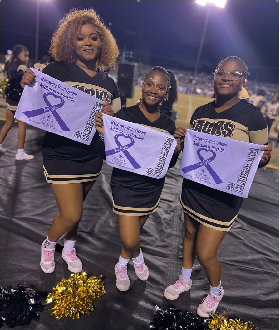 ACCESS HEALTH LOUISIANA DONATES RALLY TOWELS Access Health Louisiana